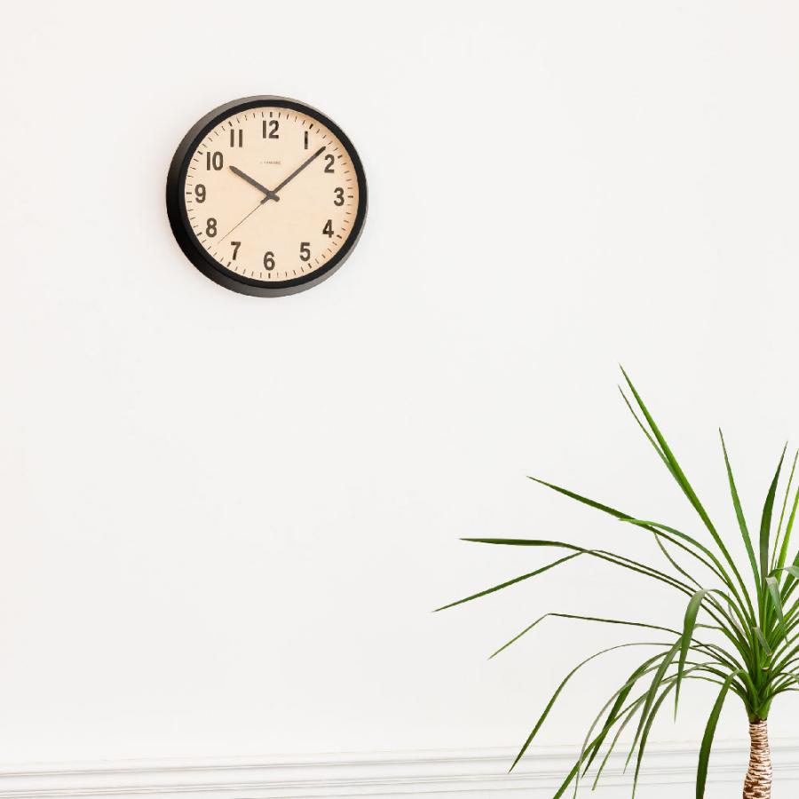 シャンブル 掛け時計 CHAMBRE BLACK SERIES PUBLIC CLOCK CH-027BK