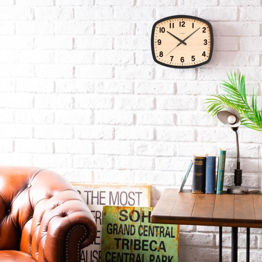 シャンブル 掛け時計 CHAMBRE BLACK SERIES R-SQUARE CLOCK CH-028BK