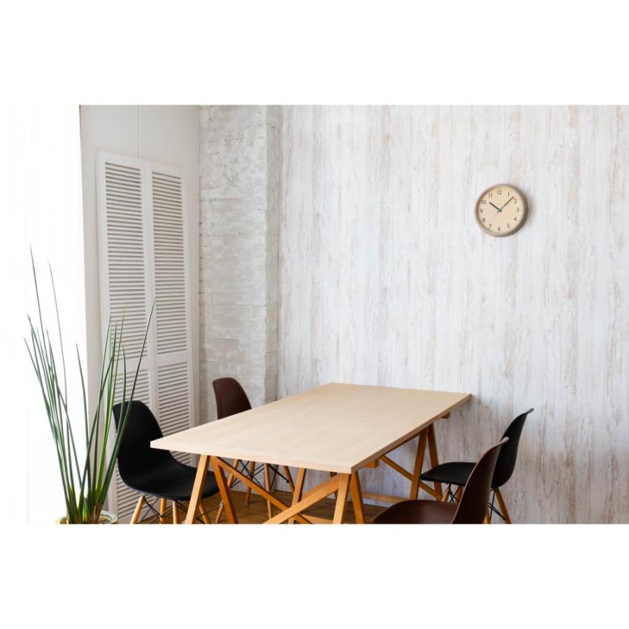 シャンブル 掛け時計 CHAMBRE DROP CLOCK WARM GRAY CH-039GY 電波時計