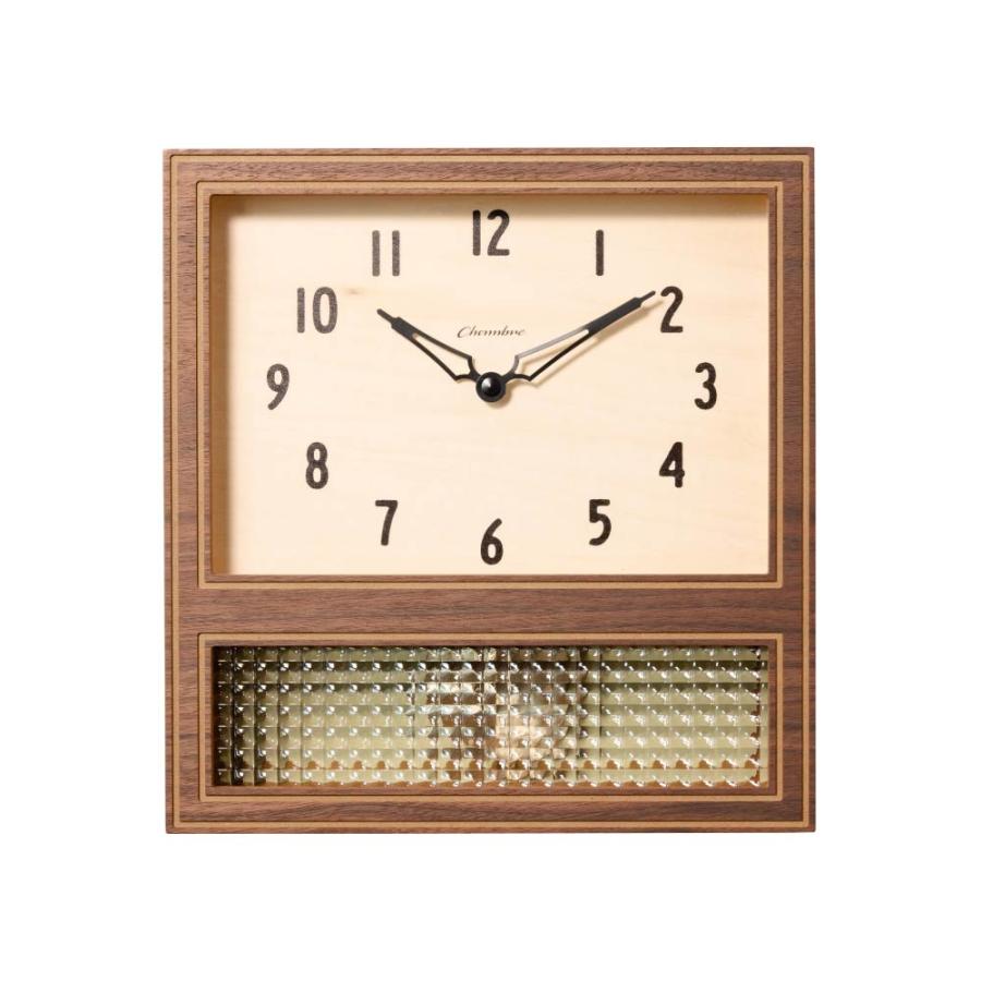 シャンブル 掛け時計 CHAMBRE COURT PENDULUM CLOCK WALNUT CH-057WN