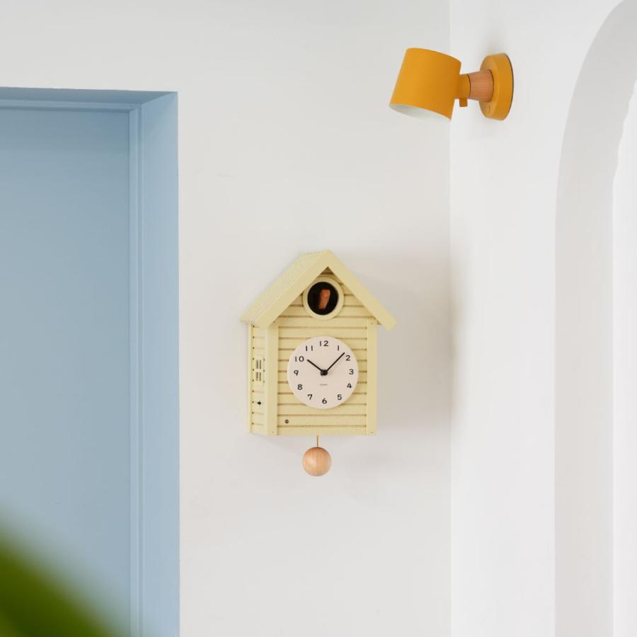 シャンブル 時計 CHAMBRE Cuckoo CLOCK YELLOW CH-059YE 鳩時計 ポッポ