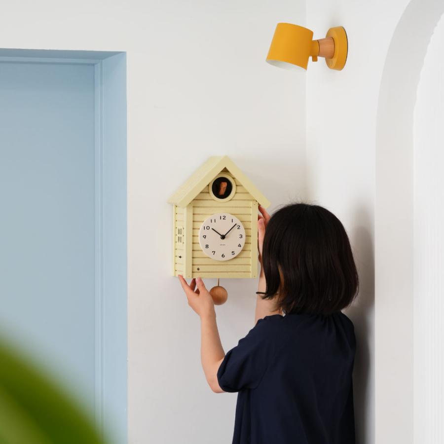 シャンブル 時計 CHAMBRE Cuckoo CLOCK YELLOW CH-059YE 鳩時計 ポッポ