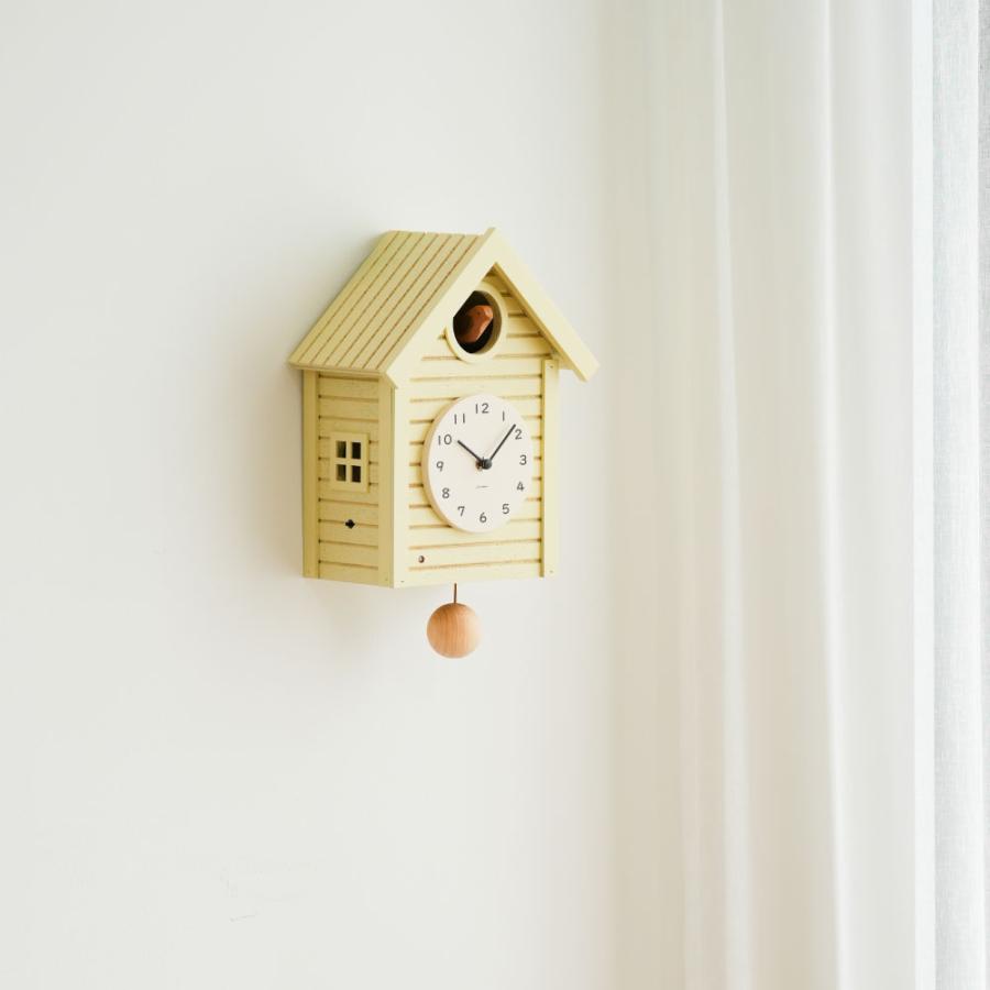 シャンブル 時計 CHAMBRE Cuckoo CLOCK YELLOW CH-059YE 鳩時計 ポッポ