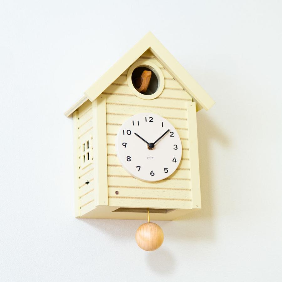 シャンブル 時計 CHAMBRE Cuckoo CLOCK YELLOW CH-059YE 鳩時計 ポッポ
