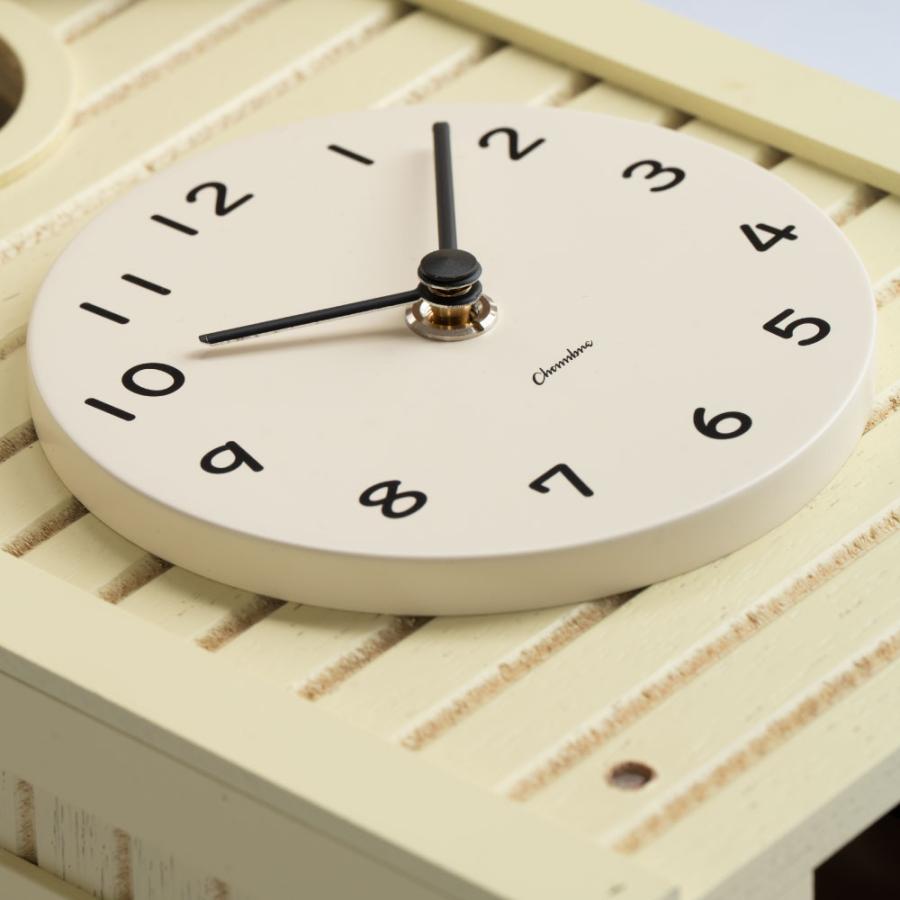 シャンブル 時計 CHAMBRE Cuckoo CLOCK YELLOW CH-059YE 鳩時計 ポッポ
