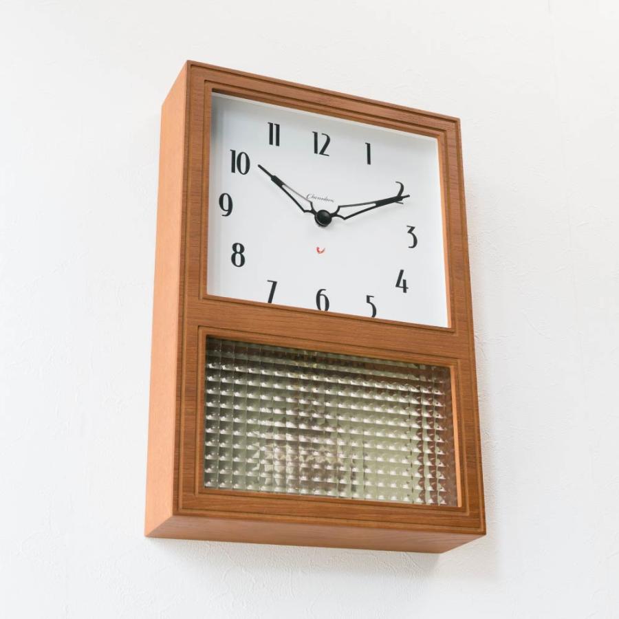 シャンブル 時計 chambre 振り子時計 掛け時計 CHAMBRE GLASS PENDULUM