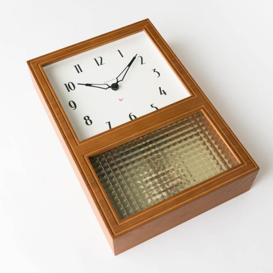 シャンブル 時計 chambre 振り子時計 掛け時計 CHAMBRE GLASS PENDULUM