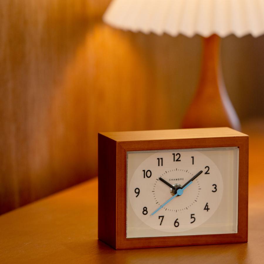 シャンブル 置き時計 CHAMBRE ひのきの置き時計 CAFE BROWN CH-070CB