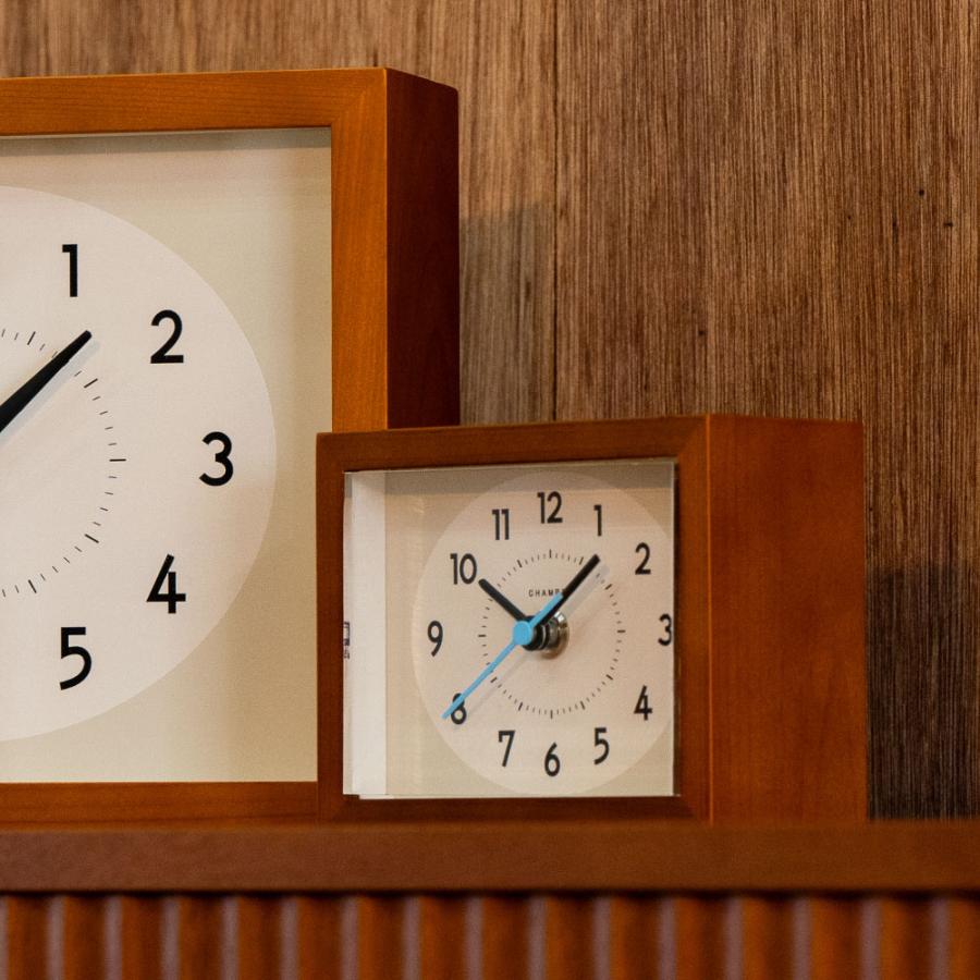 シャンブル 置き時計 CHAMBRE ひのきの置き時計 CAFE BROWN CH-070CB