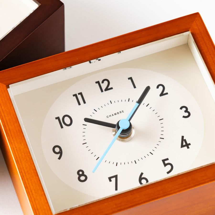 シャンブル 置き時計 CHAMBRE ひのきの置き時計 CAFE BROWN CH-070CB