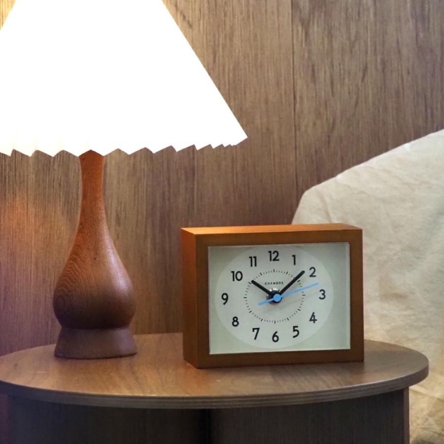 シャンブル 置き時計 CHAMBRE ひのきの置き時計 CAFE BROWN CH-070CB