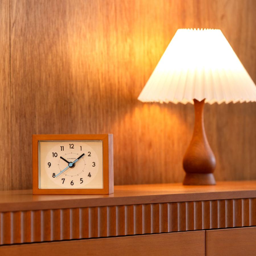 シャンブル 置き時計 CHAMBRE ひのきの置き時計 CAFE BROWN CH-070CB