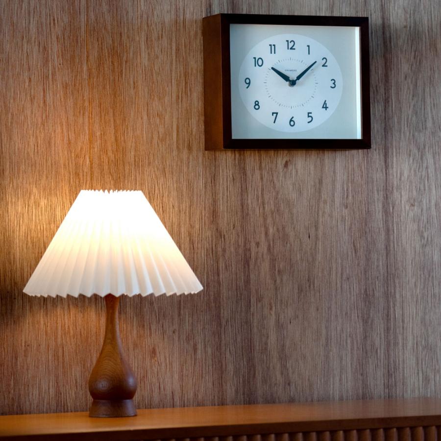 シャンブル 壁掛け時計 CHAMBRE ひのきの掛け時計 DARK BROWN CH-071DB