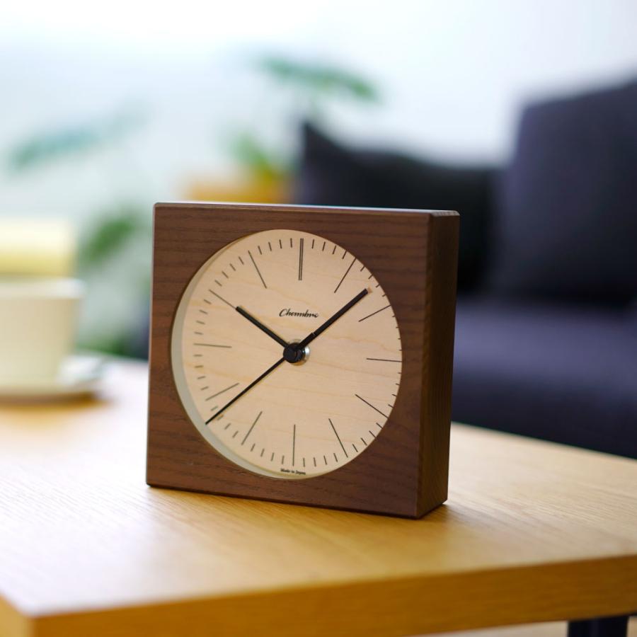 カルチェ　テーブルクロック　置時計　稼動品　保証無し　ジャンク扱い シャンブル 置時計 CHAMBRE LINE DESK CLOCK CH-075DB 静か 音がしない
