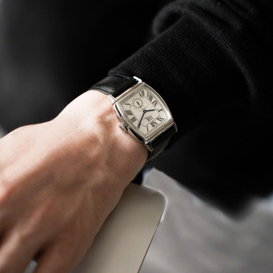 Baume & Mercier アンティーク ブラウン革ベルト 腕時計