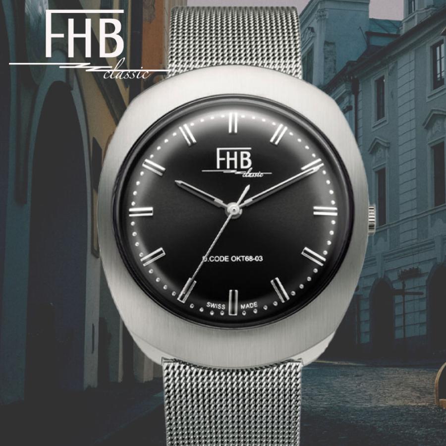 腕時計 エフエイチビー FHB 時計 NOAH ノア F930BK-MT メンズ