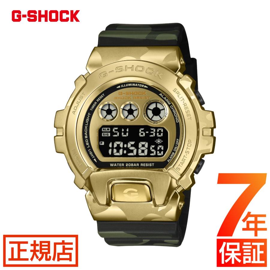 G-SHOCK 腕時計 メンズ GM-6900CMG-3JF ジーショック 6900 CAMO & GOLD