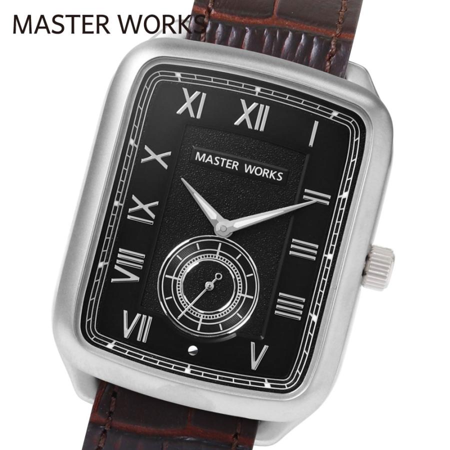 マスターワークス Quadrangle MW10SB-GCBRO8／クォーツ（日本製 
