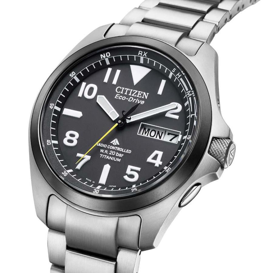 【美品】電波ソーラー 黒文字盤 PMD56-2952 プロマスター ランド PROMASTER シチズン プロマスターランド CITIZEN PMD56-2952