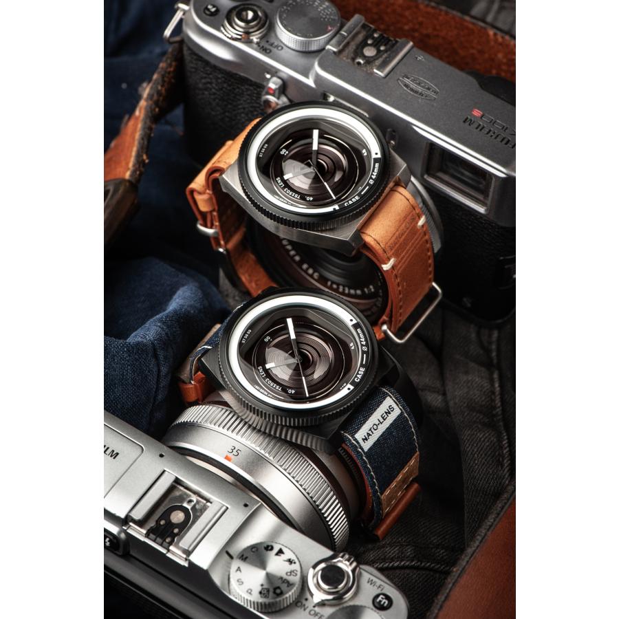 タックス 腕時計 メンズ TACS NATO LENS TS1503C ナトーレンズ レザー