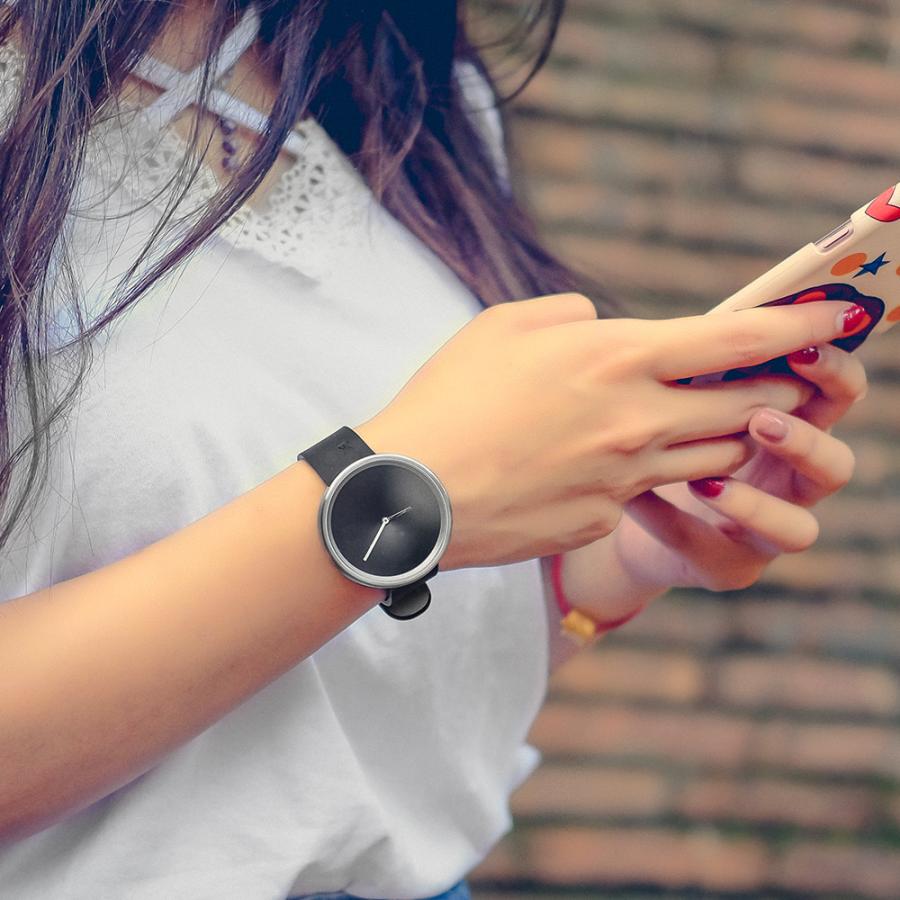 腕時計 メンズ レディース TACS TIME GLASS TS1801A レザーベルト 数字 