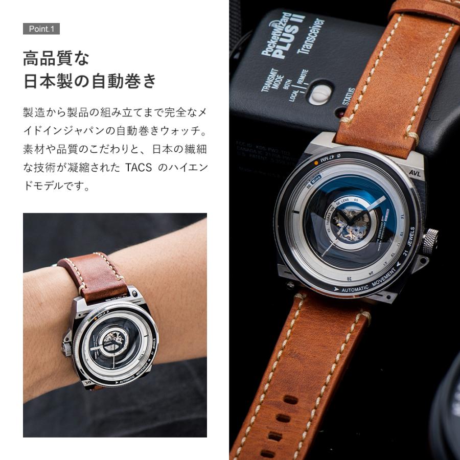 タックス 時計 自動巻き腕時計 メンズ TACS AVLII VINTAGE LENS タックス 時計 自動巻き腕時計 メンズ TACS AVLII VINTAGE LENS