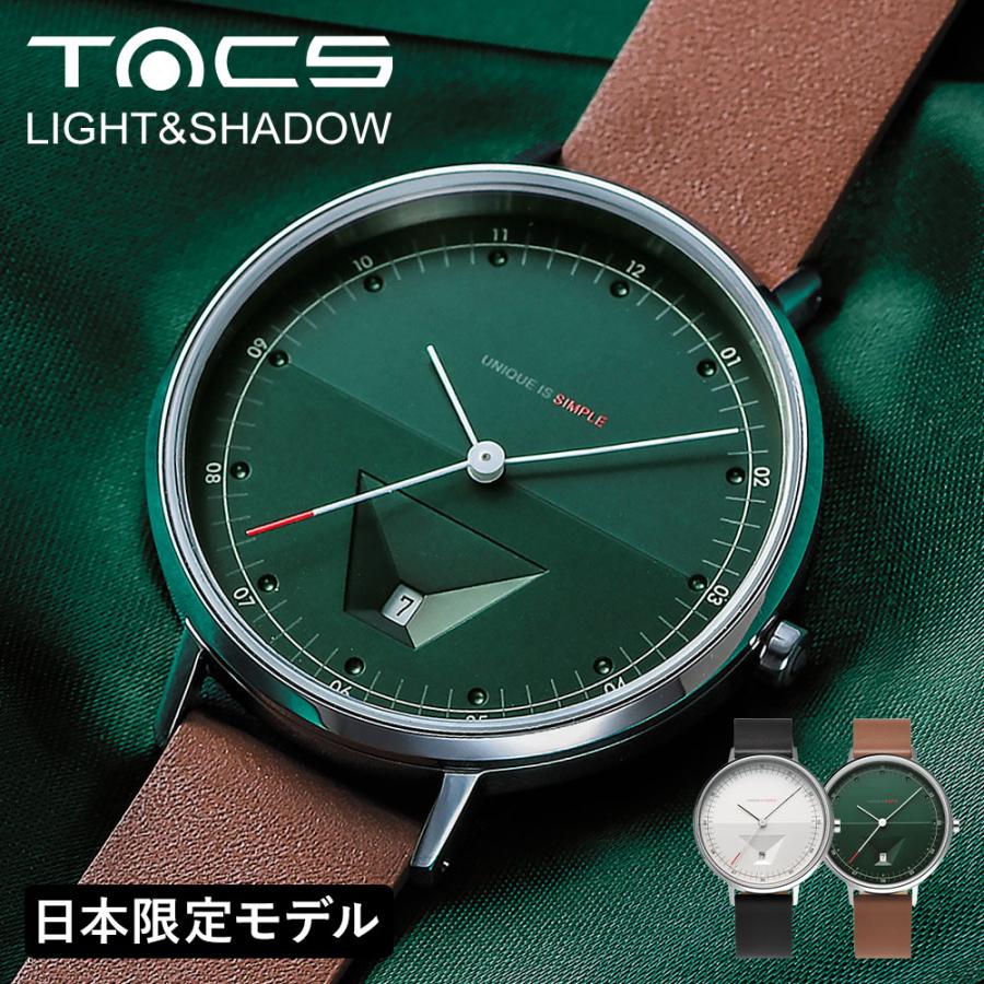 腕時計 レディース TACS LIGHT&SHADOW TS2003A 38mm レザーベルト 革