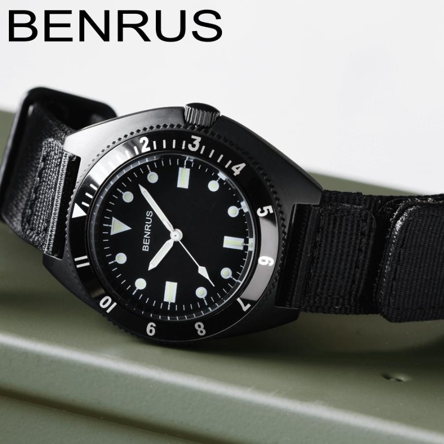 BENRUS ベンラス 時計 ミリタリーウォッチ 腕時計 メンズ BENRUS TYPE
