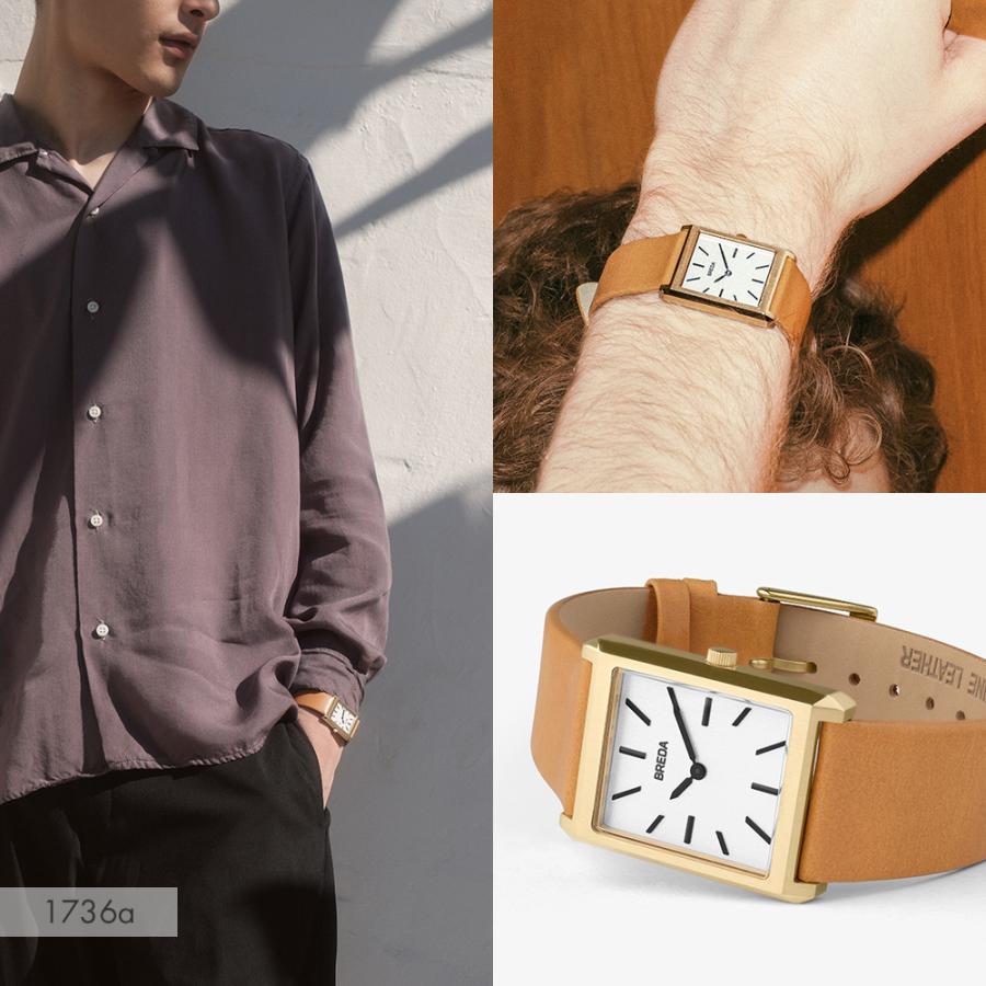 腕時計 レディース メンズ BREDA 時計 VIRGIL ヴァージル 1736 レザ