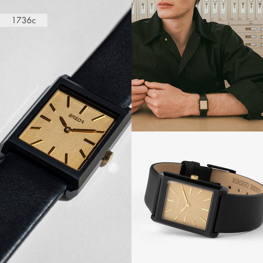 腕時計 レディース メンズ BREDA 時計 VIRGIL ヴァージル 1736 レザ