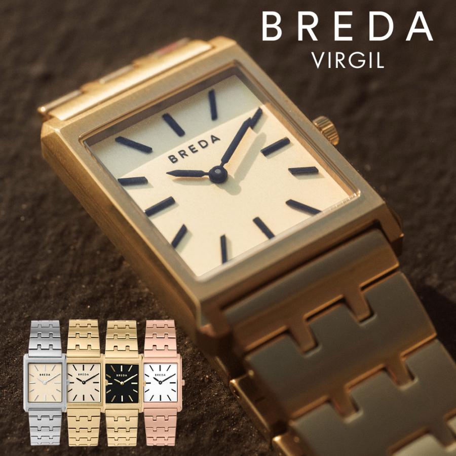 腕時計 レディース メンズ BREDA VIRGIL 1740 ステンレス メタル 