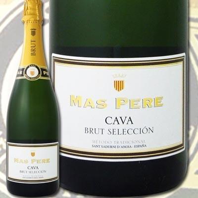 スパークリングワイン マス ペレ カバ ブリュット セレクション スペイン  750ml ミディアムボディ寄りのライト wine sparkling | 