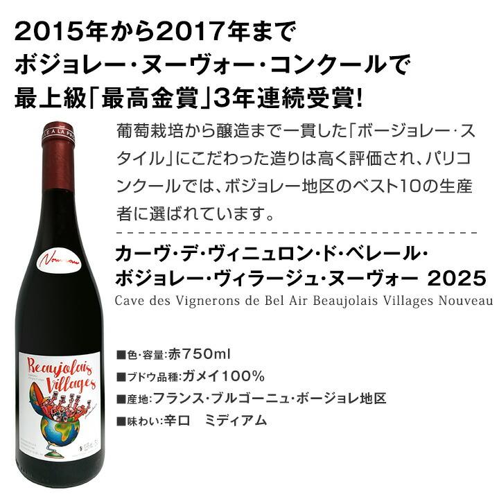 ボジョレー ヌーボー 2025 【新酒先行予約11月20日以降お届け