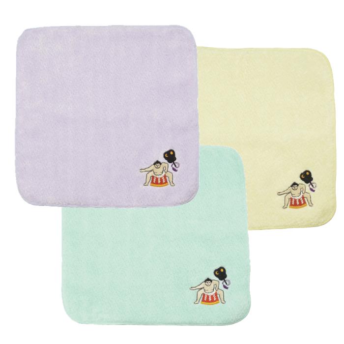 今治産 相撲タオルハンカチ ライラック 220mm×220mm 今治タオル