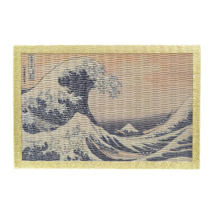 東京みやこ工房 葛飾北斎 冨嶽三十六景 神奈川沖浪裏 畳絵葉書 東京みやこ工房 葛飾北斎 冨嶽三十六景 神奈川沖浪裏 畳絵葉書