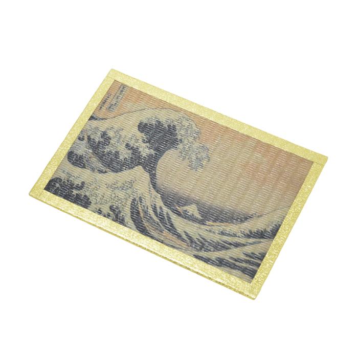 東京みやこ工房 葛飾北斎 冨嶽三十六景 神奈川沖浪裏 畳絵葉書 東京みやこ工房 葛飾北斎 冨嶽三十六景 神奈川沖浪裏 畳絵葉書