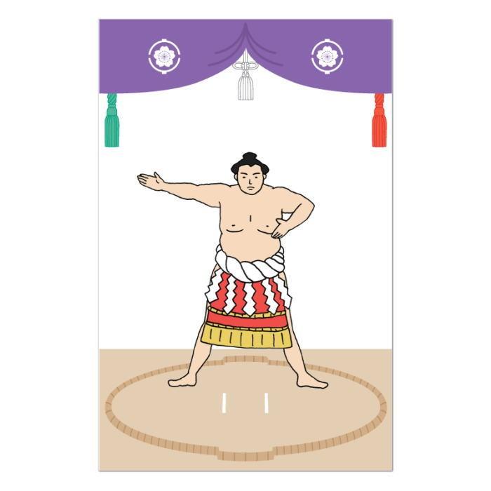 相撲 ポチ袋 横綱 2枚入り すもう Sumo 大相撲 力士 お相撲さん おとなのぽち袋 おしゃれ 可愛い かわいい お年玉 お車代 おもしろ ミニ封筒 多目的 応援 Sumou 02 Tokyo Miyako 東京みやこ 通販 Yahoo ショッピング