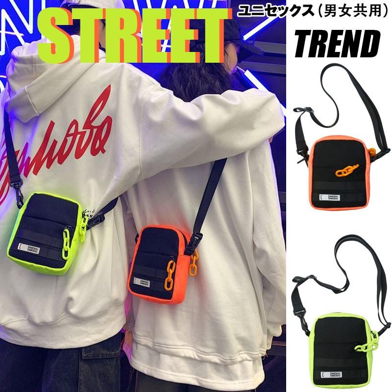 ショルダーバッグ レディース ストリート系ファッション 韓国系 原宿系 Hiphop ヒップホップ アメカジ 新作 ロゴ ネオンカラー Tokyo9 Ba78 Tokyo9 通販 Yahoo ショッピング