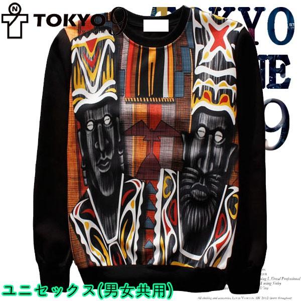 在庫限り Sale メンズ ファッション 原宿系 Hiphop ダンス B系 トップス 長袖 スウェット カラフル Tokyo9 新作入荷