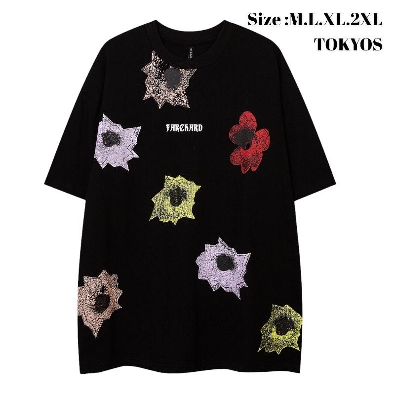 Tシャツ メンズ ストリートファッション 大きいサイズ ビッグ 半袖 B系 ダンス オシャレ 衣装 Hiphop レッスン着 大人 レディース 春夏 ロゴ Tokyo9 Units 適切な価格