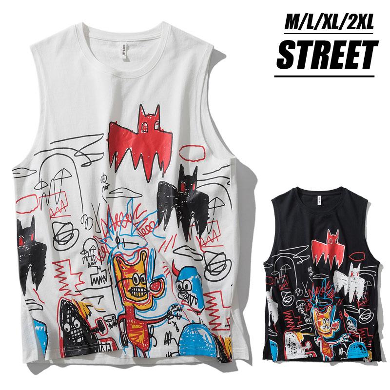 ノースリーブ メンズ タンクトップ 大きい ストリート系ファッション 春夏 卸 ダンス 衣装 韓国 Hiphopｂ系 アメカジ レディース カジュアル Tokyo9 Mts840bl Tokyo9 通販 Yahoo ショッピング
