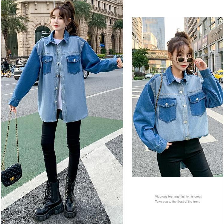 アウター ジャケット Gジャン 長袖 レディース ストリート系ファッション 大きめ 春夏 ダンス 衣装 韓国 Hiphop ｂ系 アメカジ K Pop 原宿 デニム Tokyo9 T1060v048 Tokyo9 通販 Yahoo ショッピング