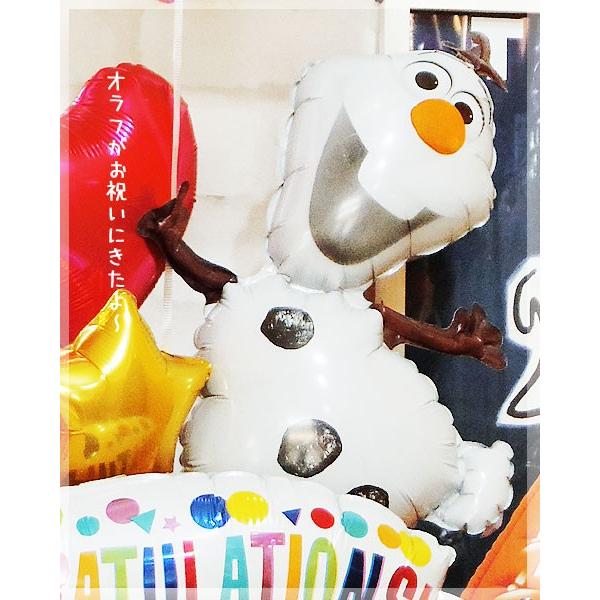 バルーン電報 ディズニー 卓上 結婚式 バルーン 開店祝い 誕生日 アナ雪 オラフ｜tokyoballoon｜02