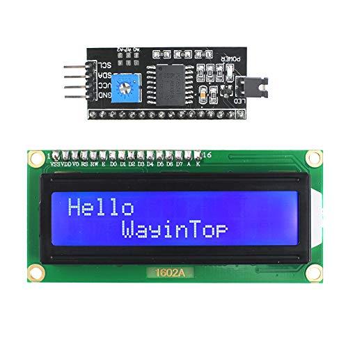 Wayintop 1602 Lcd ディスプレイモジュール 162キャラクタ 青 バックライト付き 白抜き Iic I2c Twi Spi シリアルインタ Ioq 東京備品販売 通販 Yahoo ショッピング