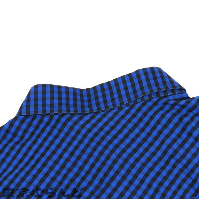 サンローランパリ SAINT LAURENT PARIS ギンガムチェック カラーシャツ