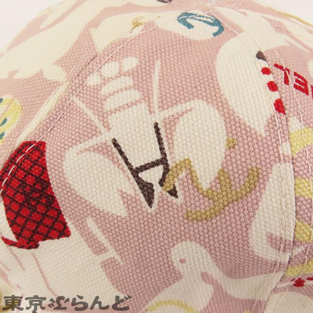 CHANEL シャネル キャップ 帽子 ピンクxマルチカラー コットン CHANEL シャネル キャップ 帽子 ピンクxマルチカラー コットン