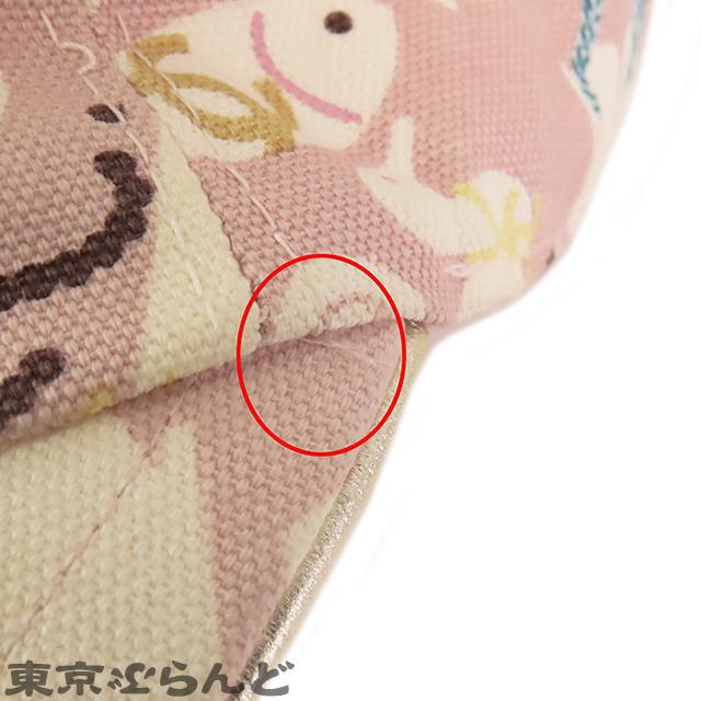 CHANEL シャネル キャップ 帽子 ピンクxマルチカラー コットン CHANEL シャネル キャップ 帽子 ピンクxマルチカラー コットン