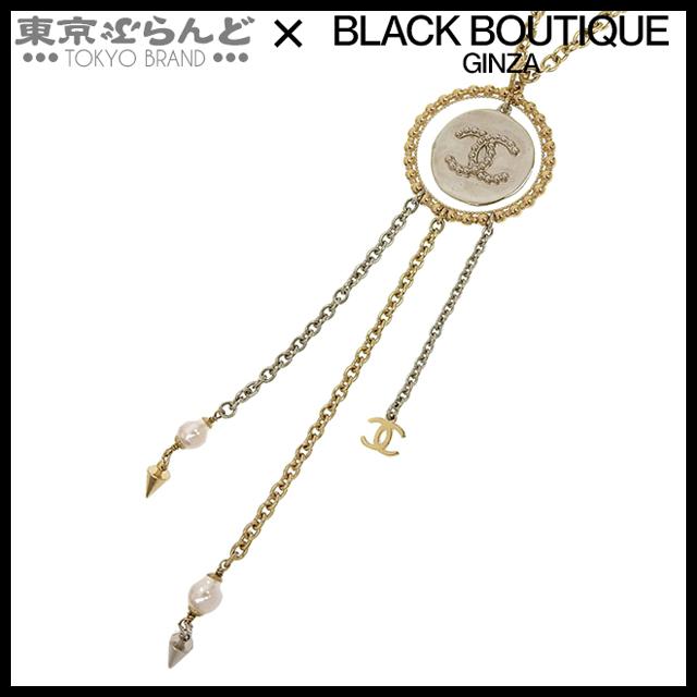 CHANEL（シャネル） ラウンドココマークプレート チェーン ペンダント 