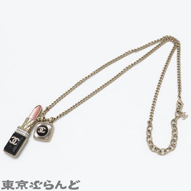CHANEL シャネル ココマーク リップ チャーム ロングネックレス