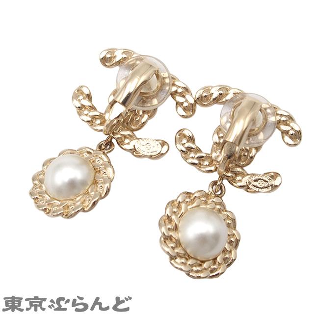 CHANEL（シャネル） イヤリング ココマーク スイング ゴールド メタル
